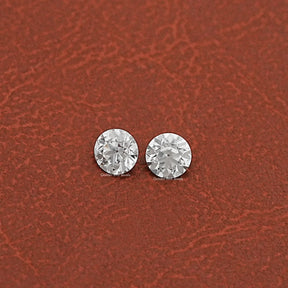 Old European Round Cut Loose Diamond Pair