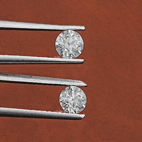 Old European Round Diamond Matching Pair