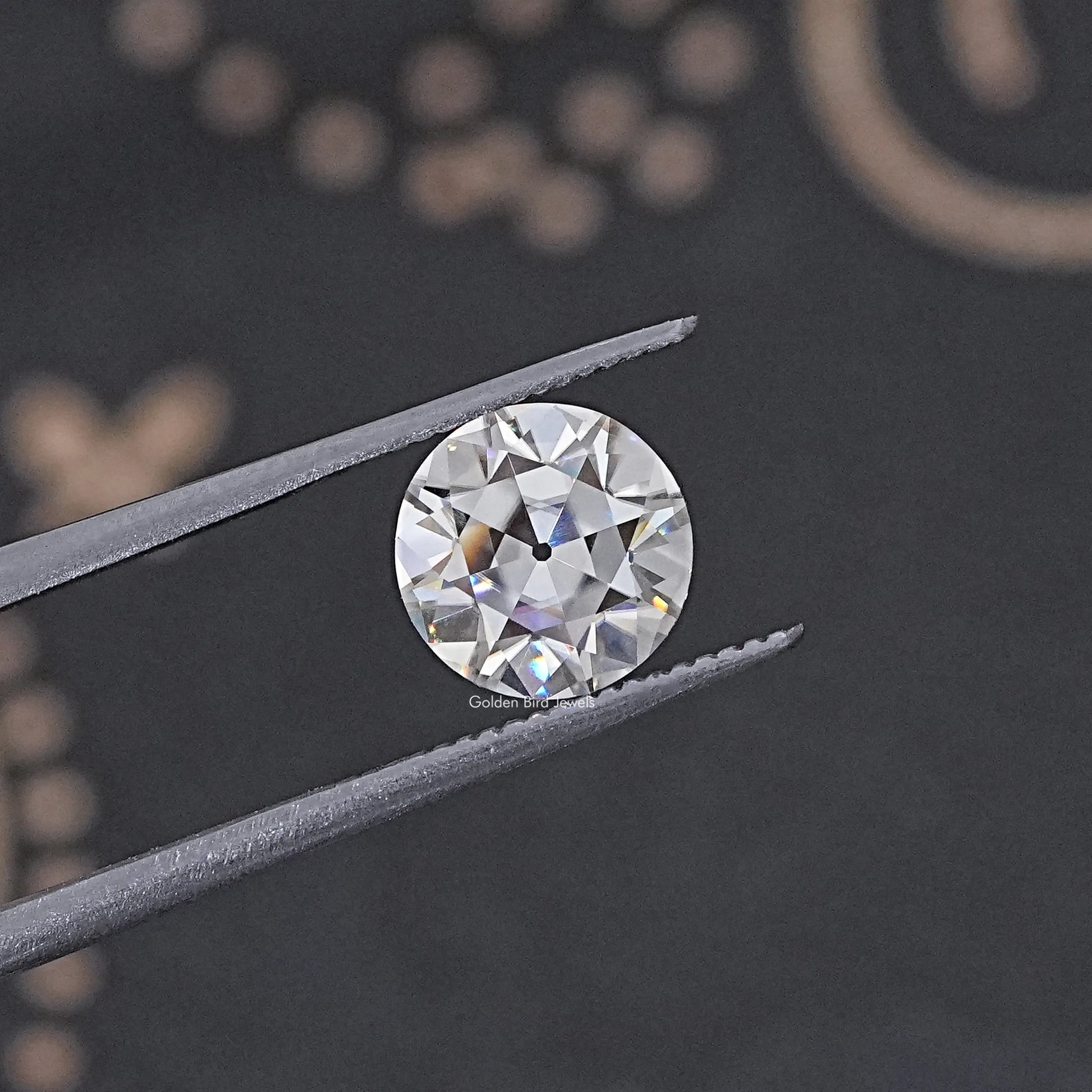 Old European Round Loose Moissanite Stone