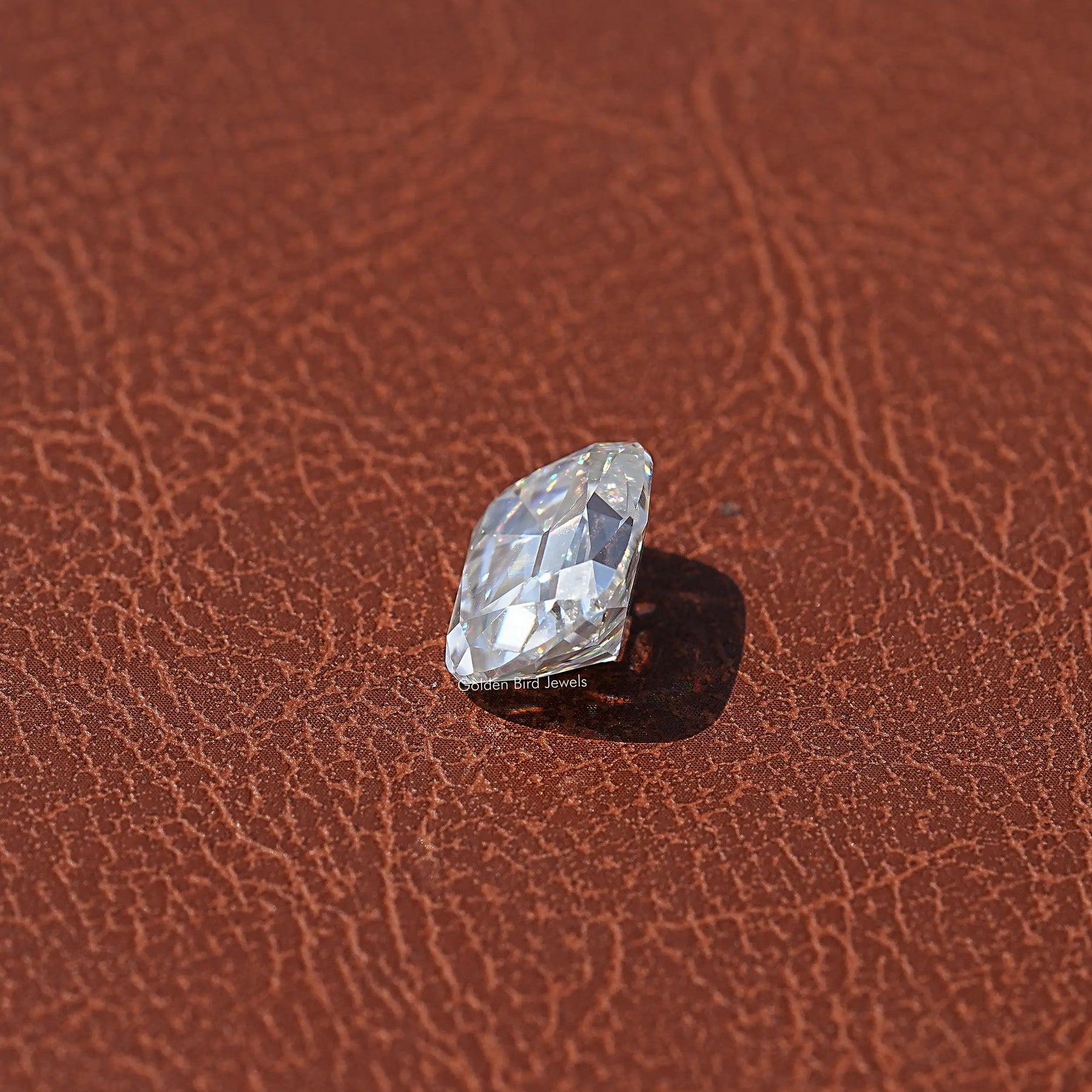 [Moissanite Cushion Cut Loose Stone]-[Golden Bird Jewels]