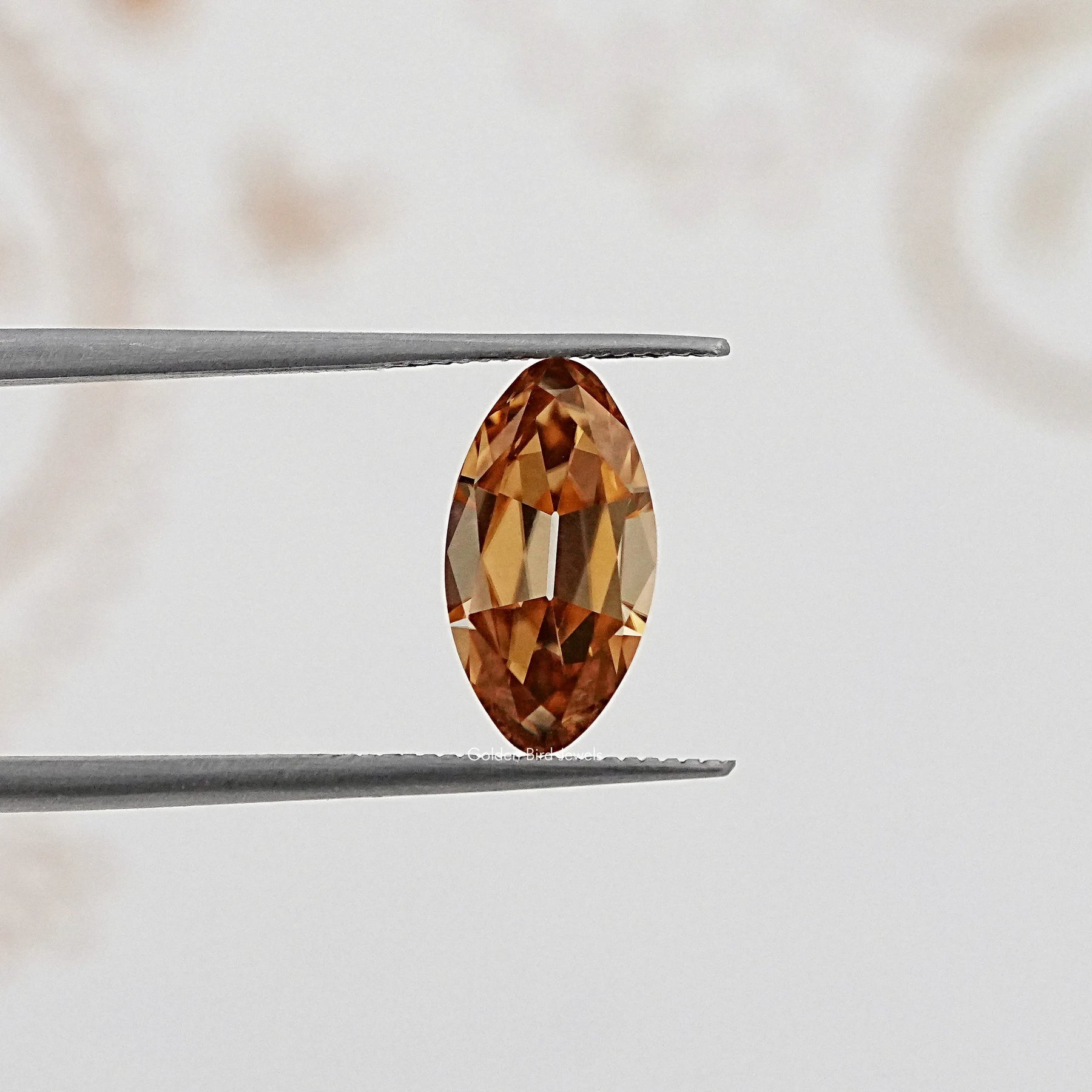 Side View Of Old Mine Moval Cut Loose Moissanite Stone