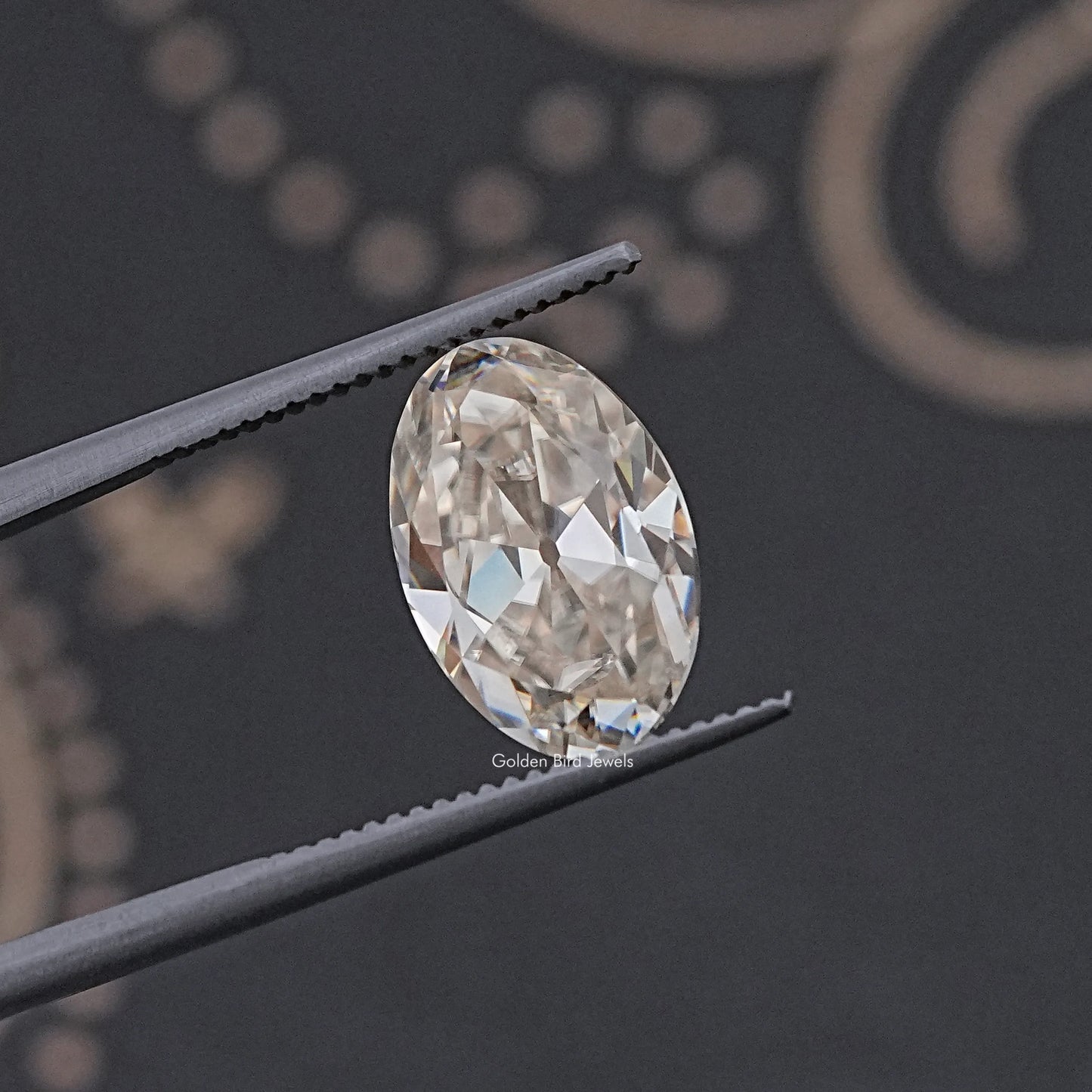 Old Mine Oval Cut Loose Moissanite Stone
