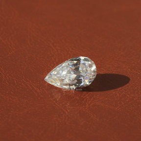 [Moissanite Old Mine Pear Cut Loose Stone]-[Golden Bird Jewels]