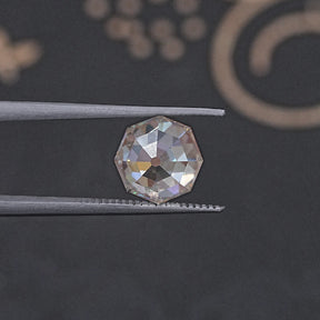 Old Single Cut Moissanite Loose Stone