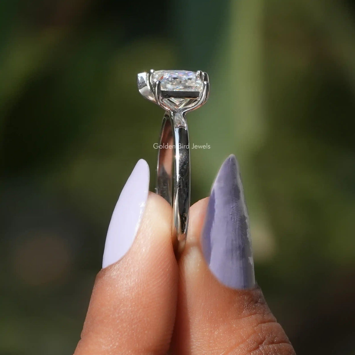 Princess Pear Toi Et Moi Princess And Pear Cut Ring – goldenbirdjewels