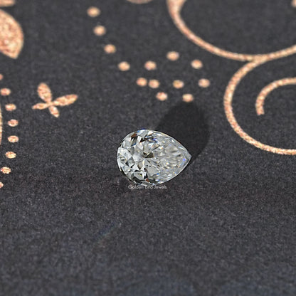 Near Colorless Pear Moissanite Loose