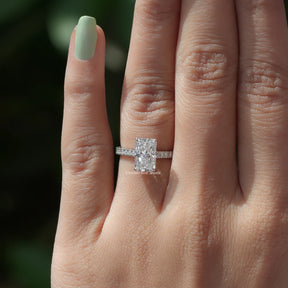 [Radiant Cut Diamond Lab Grown Ring]-[Golden Bird Jewels]