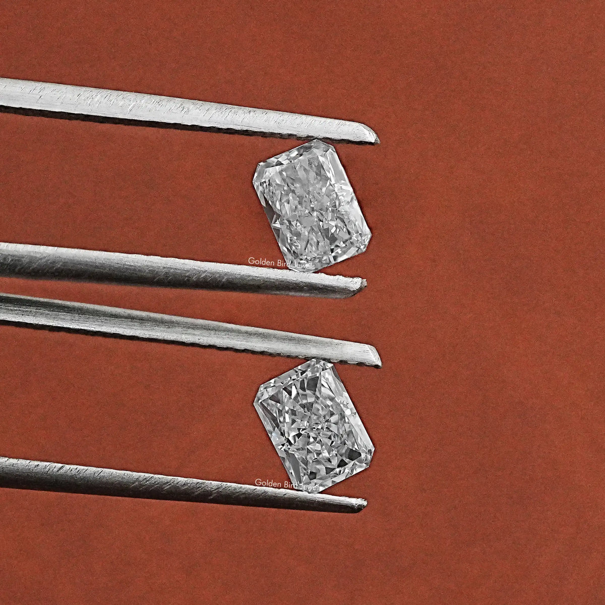 Radiant Cut Loose Diamond Matching Pair