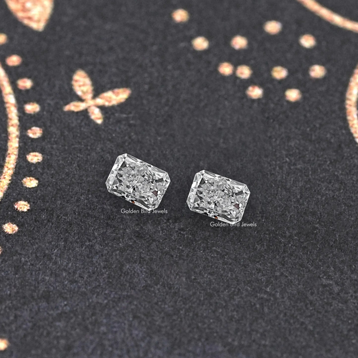 Radiant Cut Loose Diamond Matching Pair