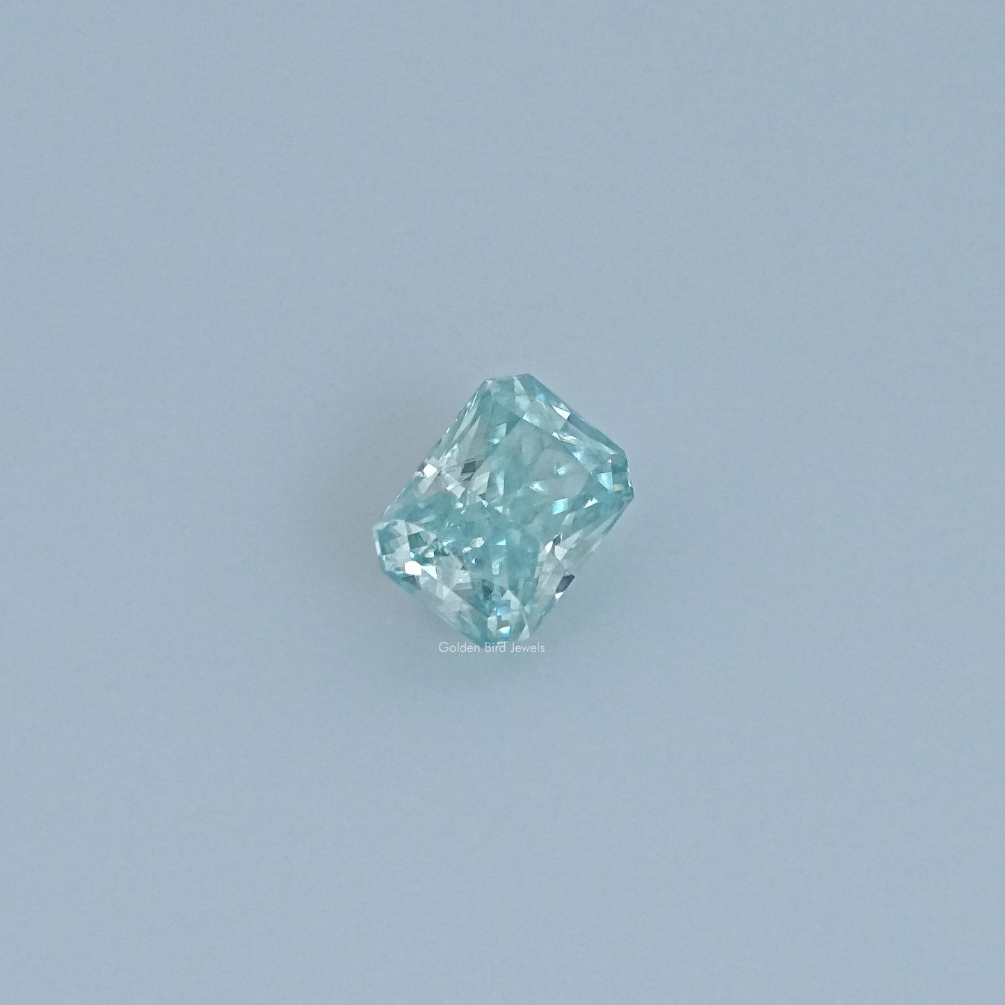 Top View of Radiant Cut Loose Moissanite