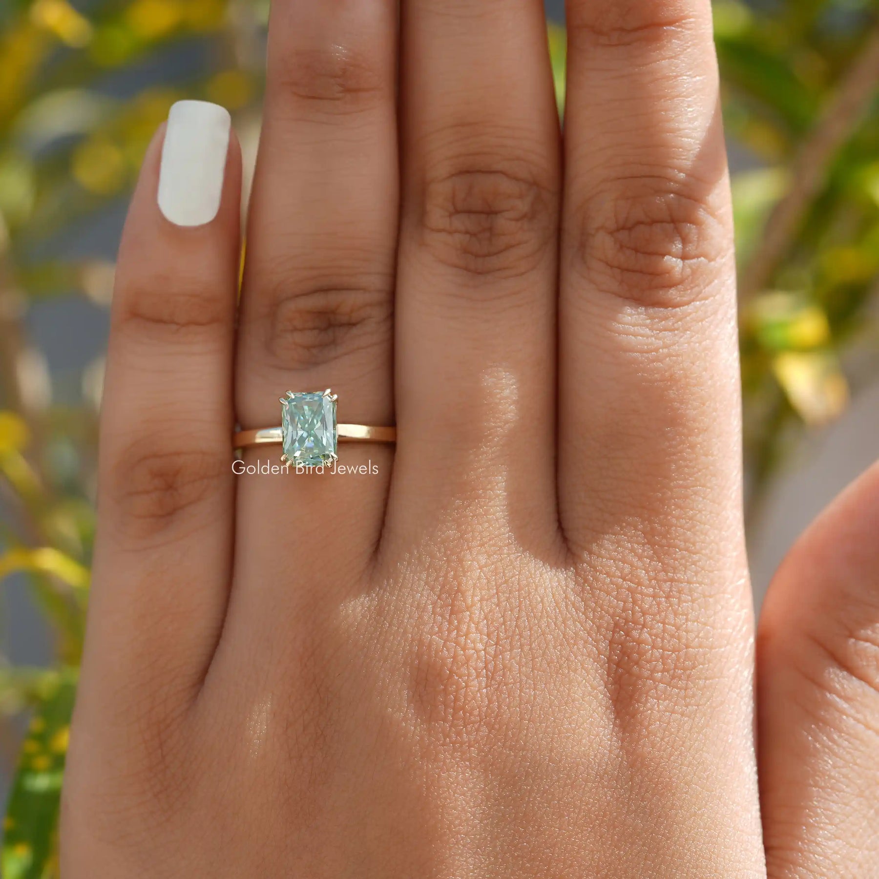 Radiant Cut Solitaire Engagement Ring