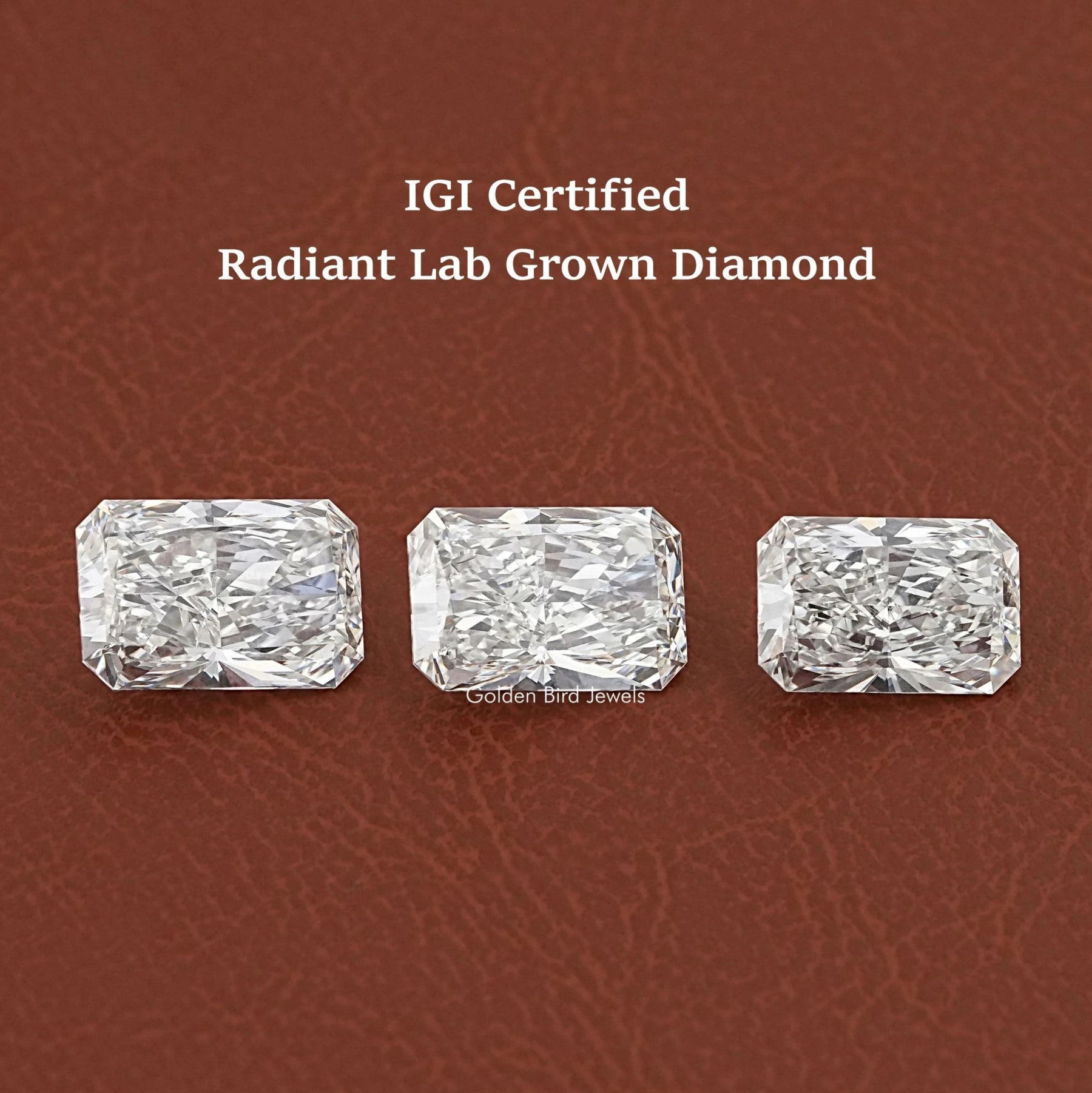 IGI Certified Radiant Cut Loose Lab Diamond