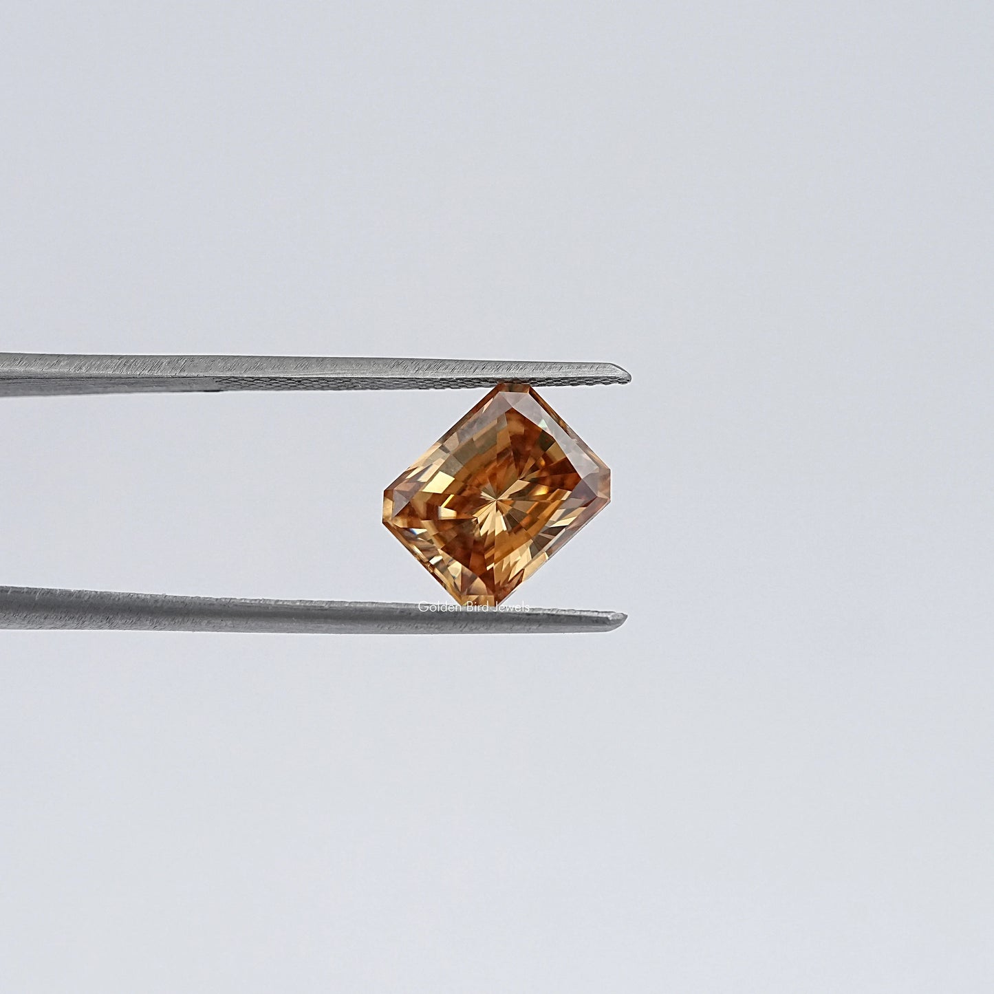 Champagne Radiant Moissanite Loose Stone