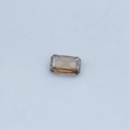 Rose Cut Emerald Loose Moissanite