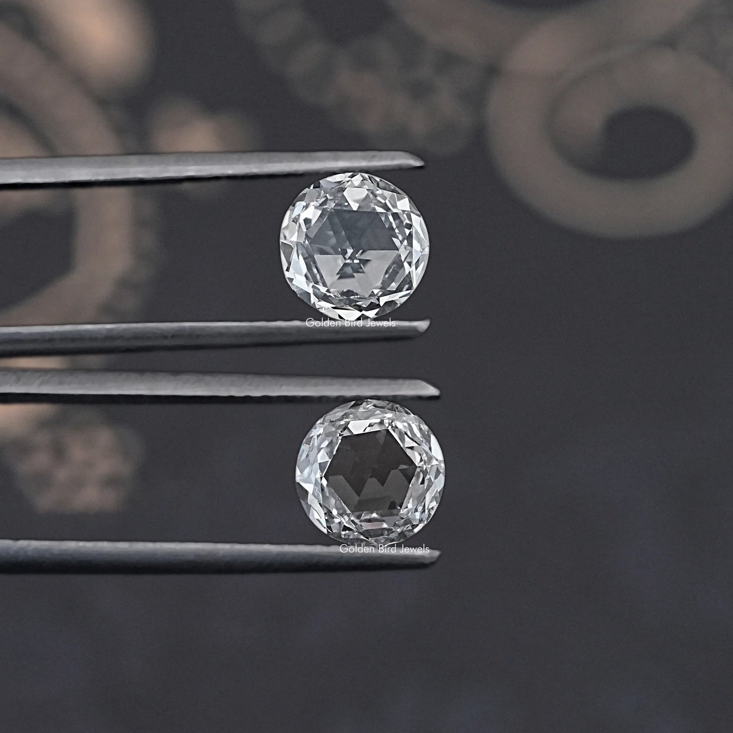 Rose Cut Round Lab Grown Loose Diamond