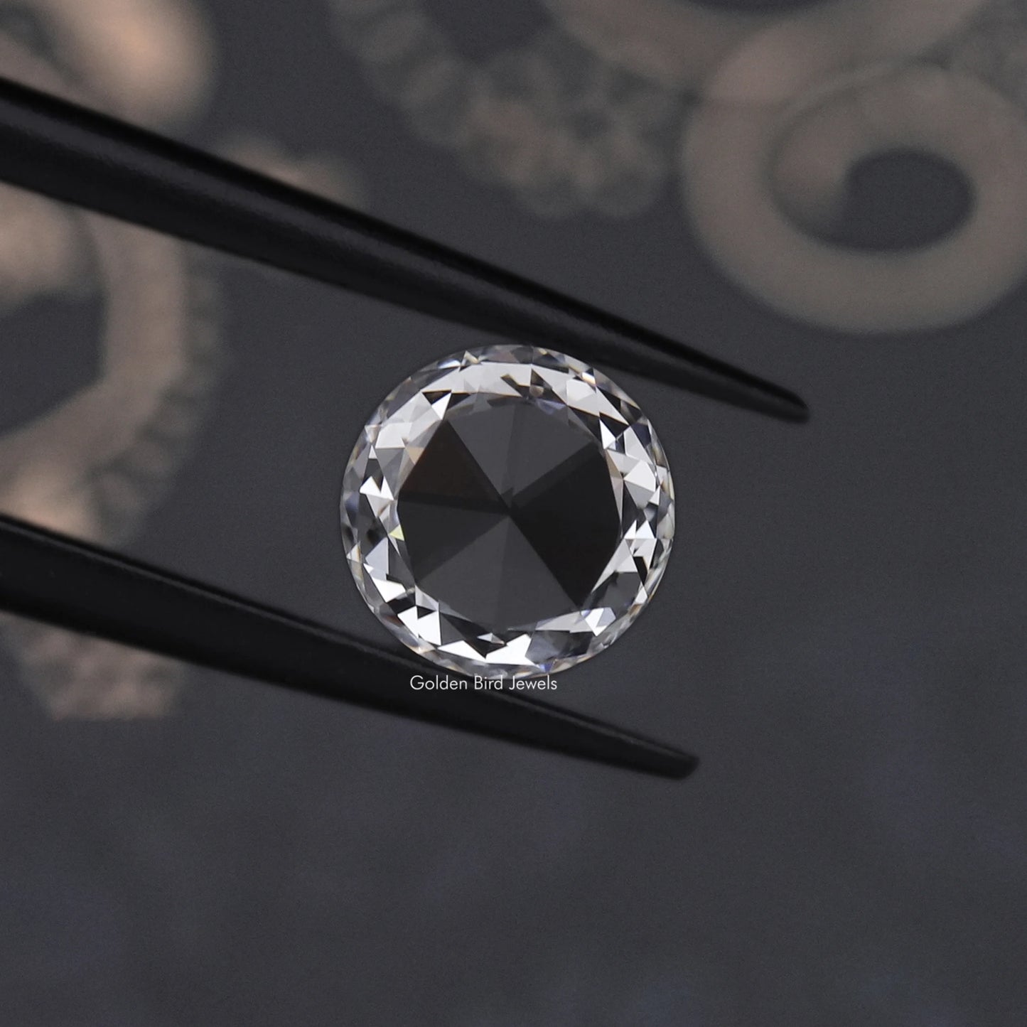 Rose Cut Round Lab Grown Diamond