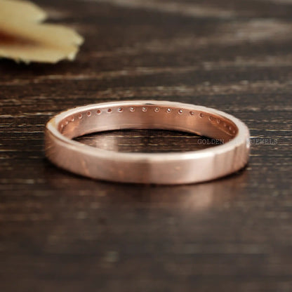 Round Cut Lab Diamond Eternity Band