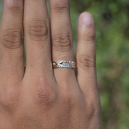 Round Shaped Lab Diamond Men's Band