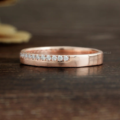 Round Cut Lab Diamond Eternity Band