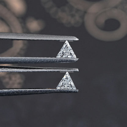 Step Cut Triangle Lab Grown Diamond