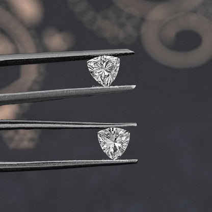 Loose Trillion Cut  Lab Grown Diamond Pair