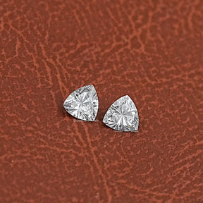 [Lab Diamond Trillion Cut Matching Pair]-[Golden Bird Jewels]