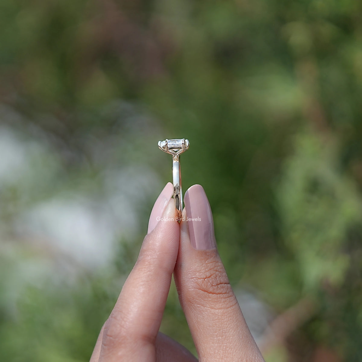Princess Pear Pear and Princess Cut Toi Et Moi Ring – goldenbirdjewels