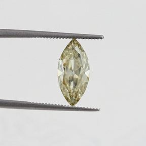 In Tweezer View Of Old Mine Marquise Cut Loose Moissanite Stone
