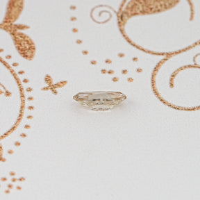Front View Of Old Mine Moval Cut Loose Moissanite