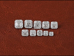 You Tube Videao of Asscher Cut Lab Grown Loose Diamond