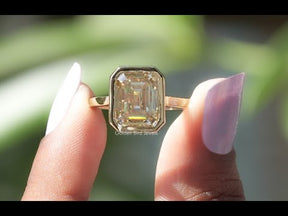 You Tube Video Of Emerald Cut Solitaire Engagement Ring