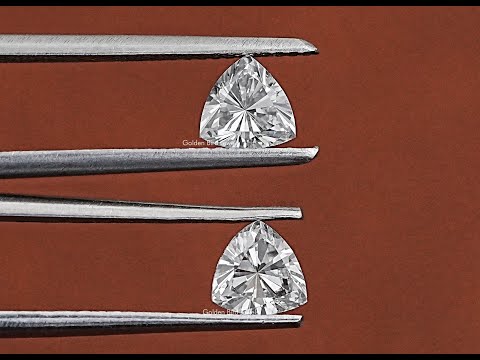 Loose Trillion Cut  Lab Grown Diamond Pair