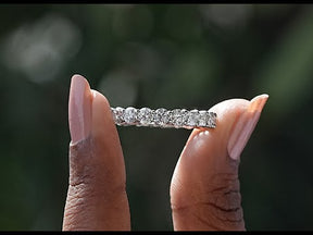 [YouTube Video Of Round And Princess Cut Eternity Band]-[Golden Bird Jewels]