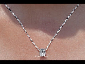 Old Mine Cushion Lab Grown Diamond Pendant