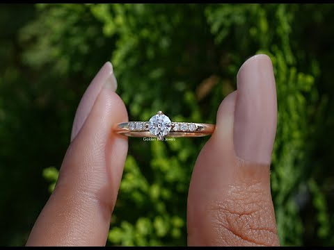 YouTube Video Of Old European Lab Diamond Accent Ring