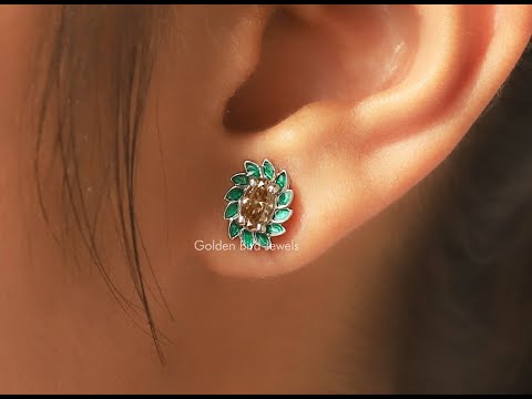 [YouTube Video Of Oval Cut Moissanite Stud Earrings]-[Golden Bird Jewels]