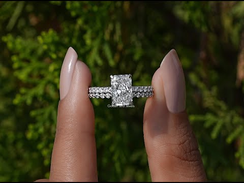 YouTube Video Of Radiant Cut Bridal Ring Set