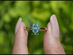 You Tube Video Of Dutch Marquise Cut Moissanite Ring