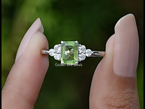 YouTube Video Of Peridot Green Emerald Gemstone Ring