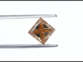 [YouTube Video Of Princess Cut Loose Moissanite]-[Golden Bird Jewels]