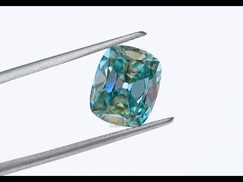 [YouTube Video Of Old Mine Cushion Cut Loose Stone]-[Golden Bird Jewels]