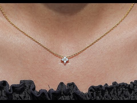 You tube Video of Round Cut Lab Grown Diamond Pendant