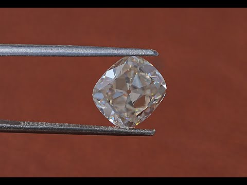 [YouTube Video Of Old Mine Cushion Cut Loose Moissanite]-[Golden Bird Jewels]