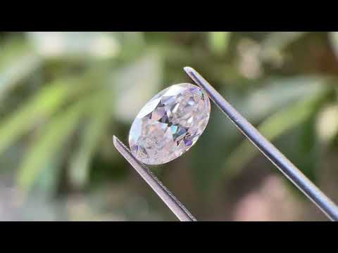 2.70 CT Old Mine Oval Loose Moissanite