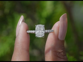 [YouTube Video Of Old Mine Cushion Cut Solitaire Ring]-[Golden Bird Jewels]