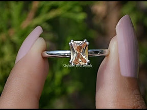 YouTube Video Of Citrine Orange Emerald Gemstone Ring