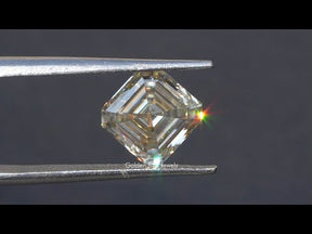 [YouTube Video Of Asscher Cut Loose Moissanite]-[Golden Bird Jewels]