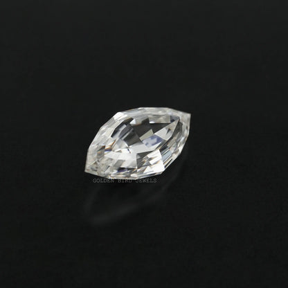 Cross View Of Moissanite Marquise Shaped Loose Stone 