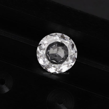 Moissanite Rose Cut Round Loose Stone