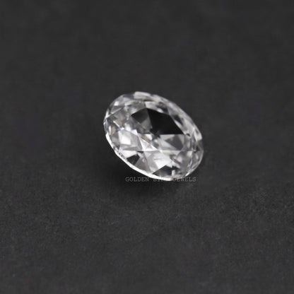 Front View Of Round Cut Loose Moissanite Stone